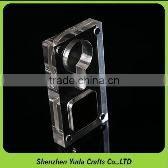 Precision Milling Service Acrylic Products Polished Solid CNC Acrylic Machining Part