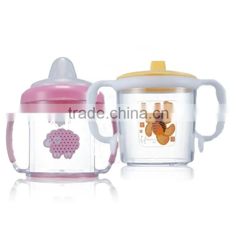 Factory direct drinkware plastic material wholesale baby cup
