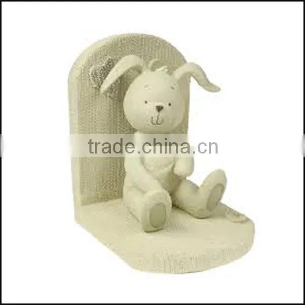 Ready Teddy Bear & Teddy Rabbit Resin Bookend