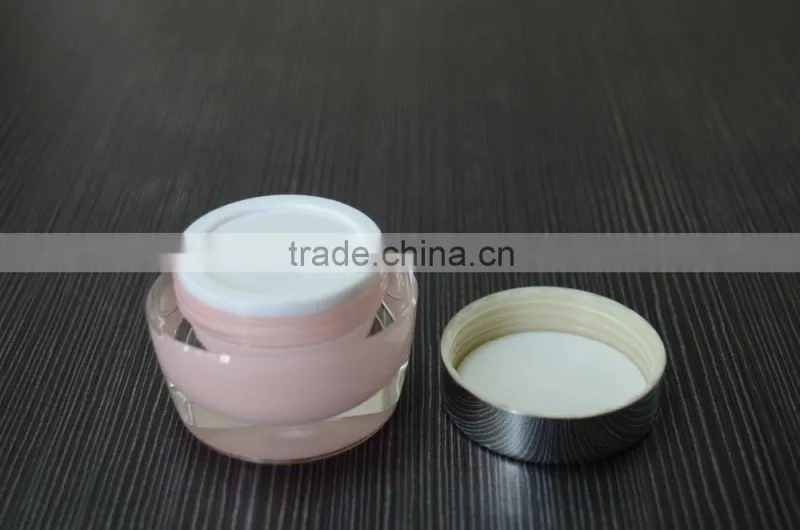 China wholesale acylic cosmetic jars luxury packing cream jar plastic containers