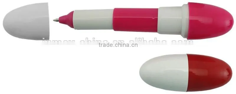 cute egg shape plastic stretching ball pen/fancy pen
