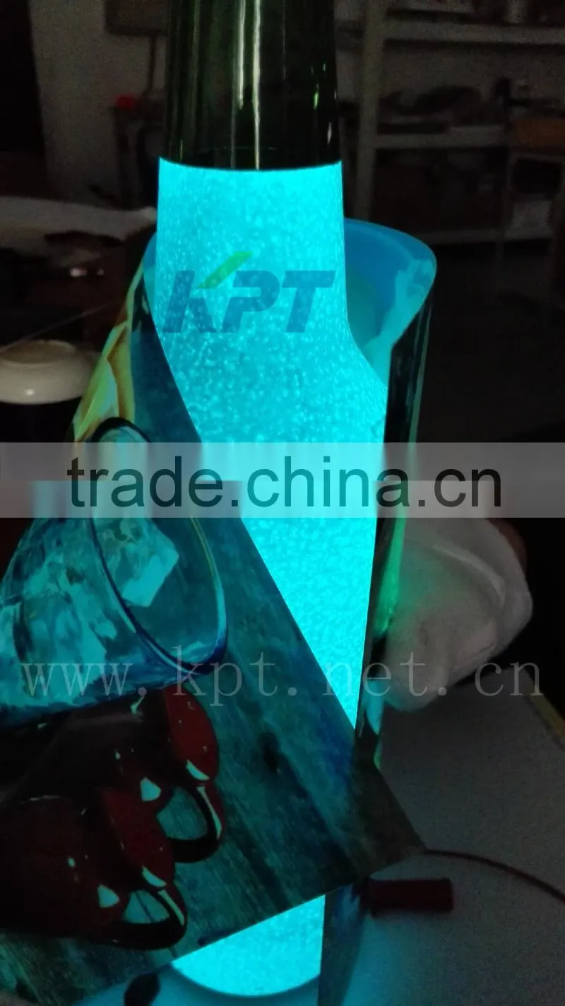 3D stereoscopic electroluminescent paints or materials for car