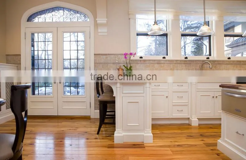 Interior french white door
