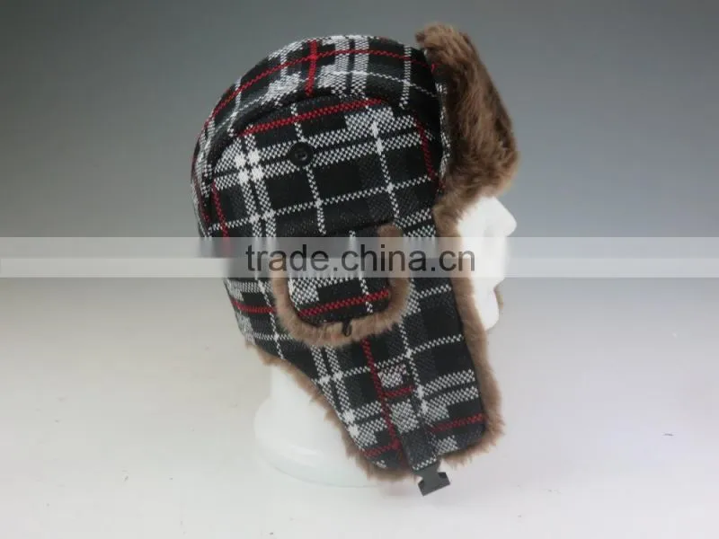 Winter Mountain Warm Hat with Ear Flap
