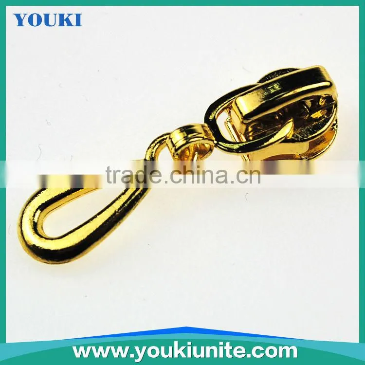 #4 metal white color cotton tape zipper