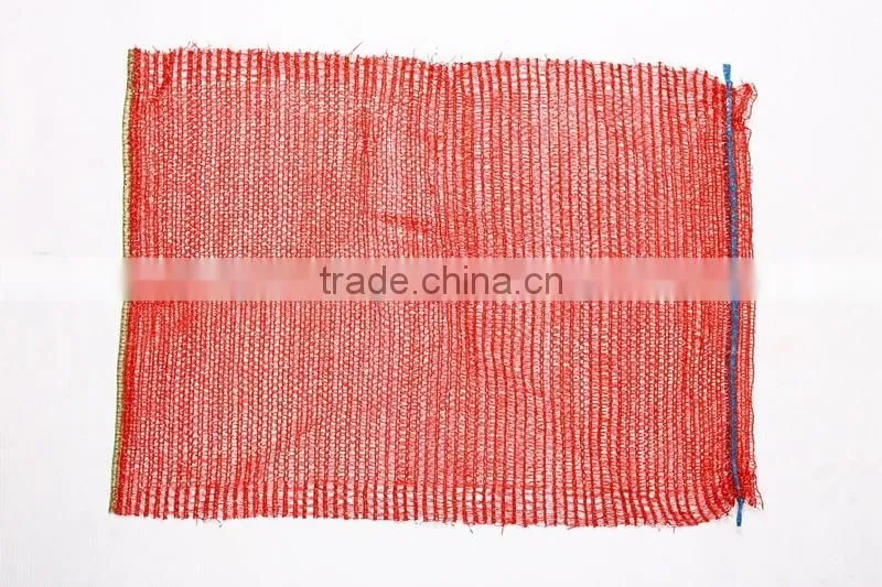 Red Raschel mesh bag for packing potato and onion from manufacturer