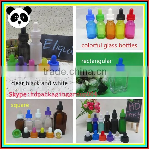 China new design 30ml/1oz twist caps bottle for e-juice long dripper twist off cap