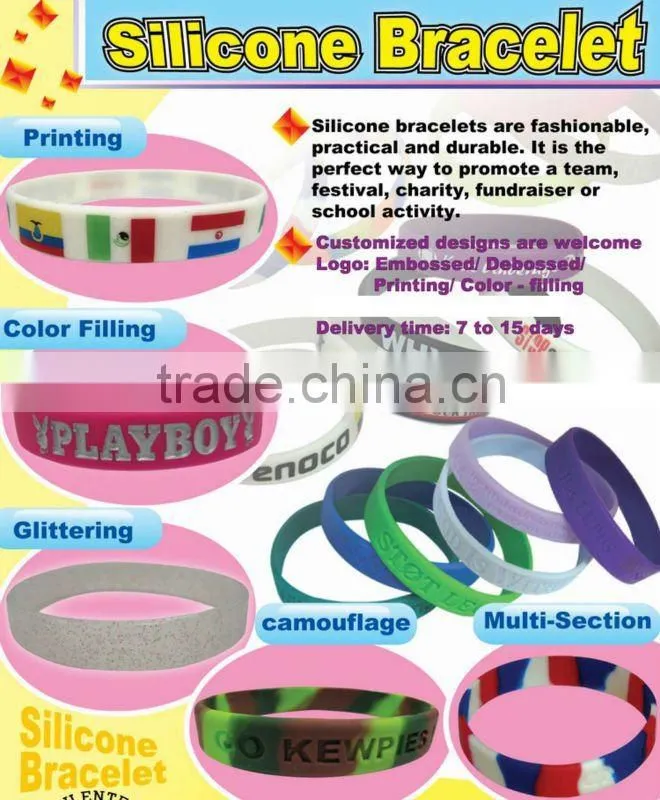 Wholesale Custom Natural Silicone Citronella Wristbands