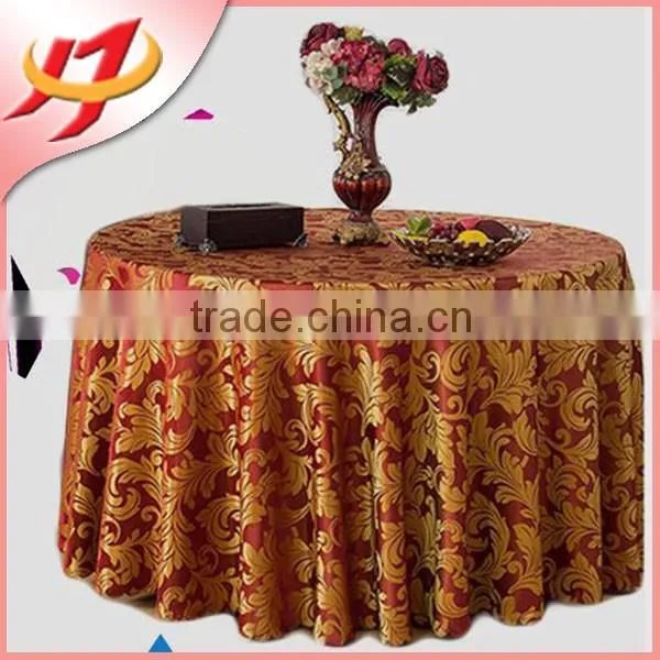 Customized home jacquard table cloths for hotel/restaurant/home use