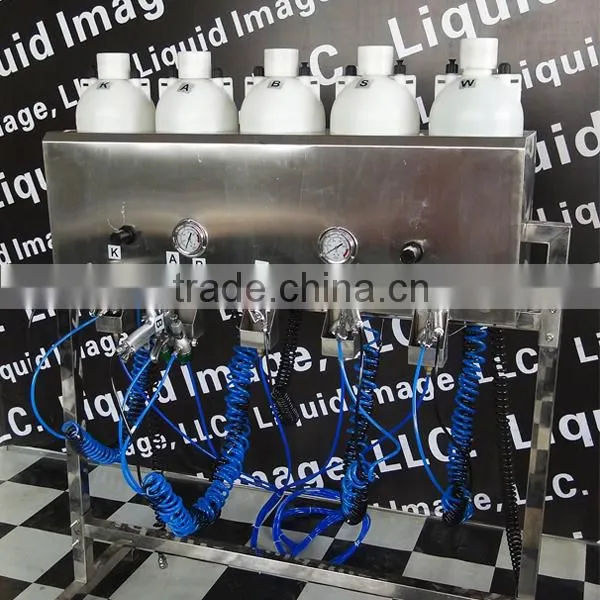 Low pressure mirror silver gold chrome paint machine & spray chrome plating machine