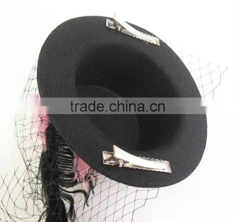 MYLOVE big feather ladies hat styles Cocktail hat MLXM028