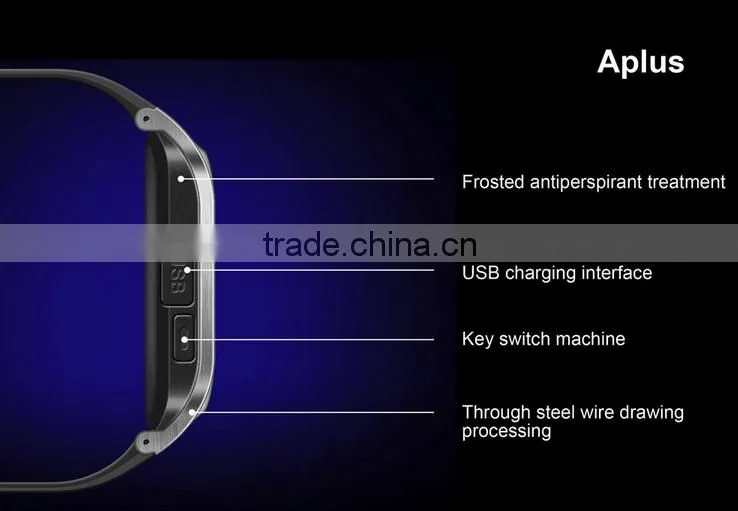 APLUS GV18 Smart Watch Phone GSM MTK6260A 1.54" Touch Screen Anti-lost Remote Camera NFC Band for IOS and Android