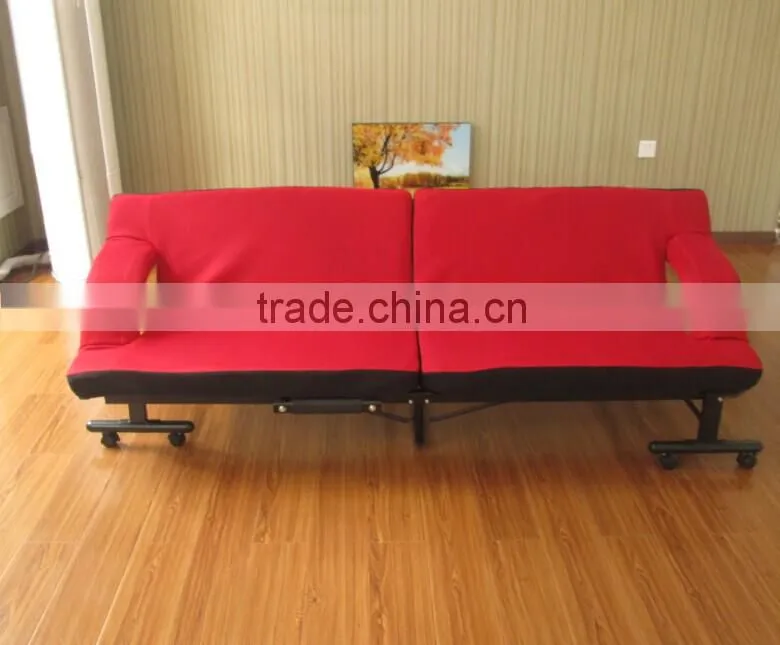 Fashionable red Folding Sofa Bed design