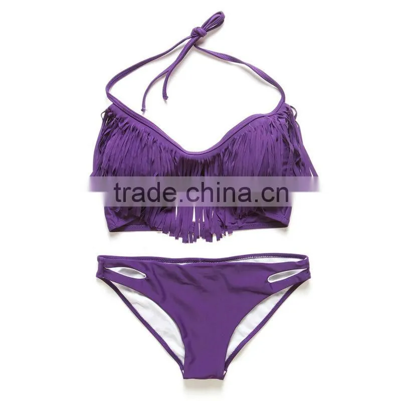 Wholesale Factory Competitive Price swimwear for mature women push up bikini