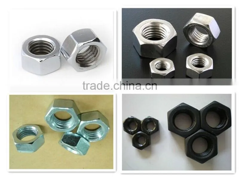 Good quality made in China DIN 934 zinc-plated hexagon nut