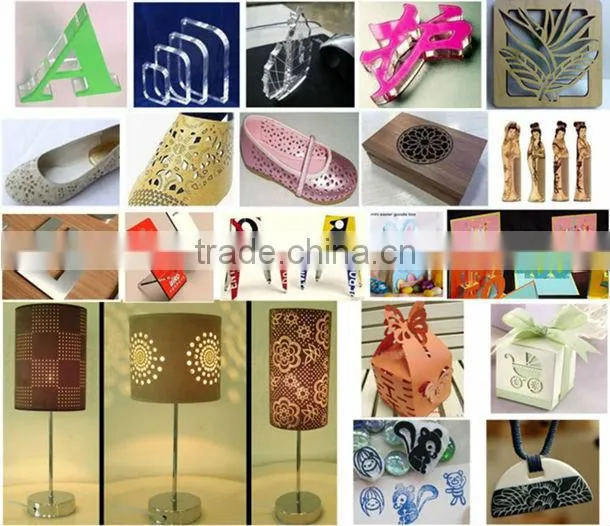 Chinese New Year Offer co2 laser engraving cutting machine for abrasive cloth