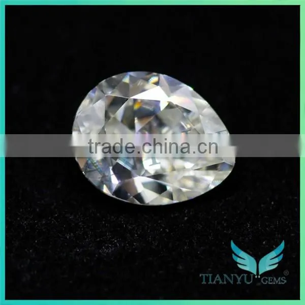 Lowest price Manufacturer Lab created moissanite diamond EFcolor pear diamond