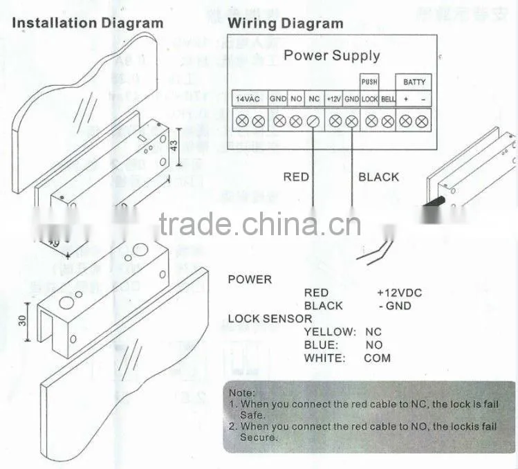Electric bolt with magnetic feature for fully frameless glass door