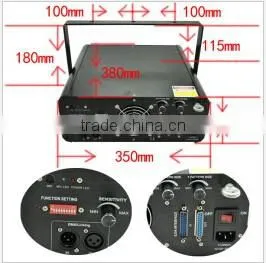 Lanling 2.5W RGB ILDA Animation Dj laser logo projector