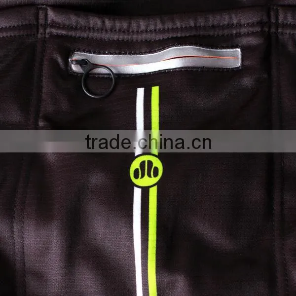 full sleeve Soft shell solid cutting Cycle friendly cut high visibility light weight men cycling