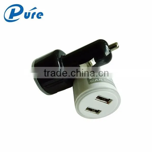 Splendid mini car battery charger 2 usb electric car charger made for iPhone/iPad/Samsung