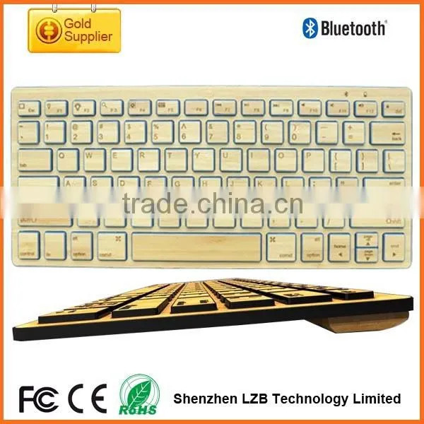 Bamboo keyboard, bamboo bluetooth keyboard for iphone/ipad/tablet