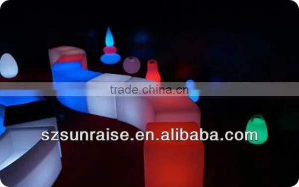 led illuminated furniture bar table