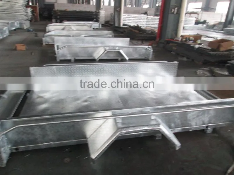10x5ft Hot Dipped Galvanized Fully Welding Heavy Duty Tandem Trailers