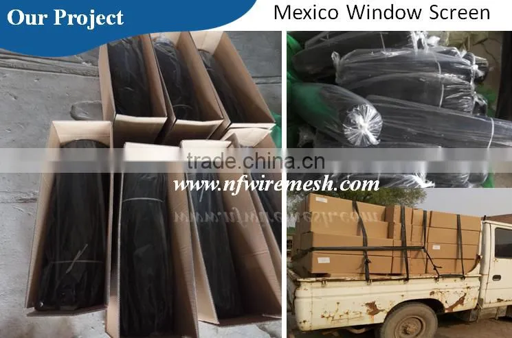 Black powder coated stainless steel Anti radiation mosquito net fabric/mesh/cloth(Guangzhou Factory)