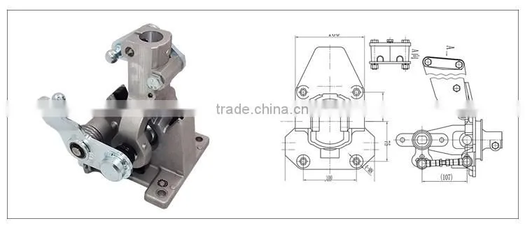 GJ1131 push pull cable control for truck shifting operation