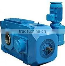 B series industrial gear reducer with electric motor, 90 degree bevel gear reducer