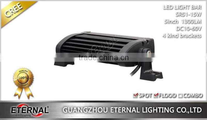 5in 15W mini led light bar marine boat yatch motorsports steamership liner led work light