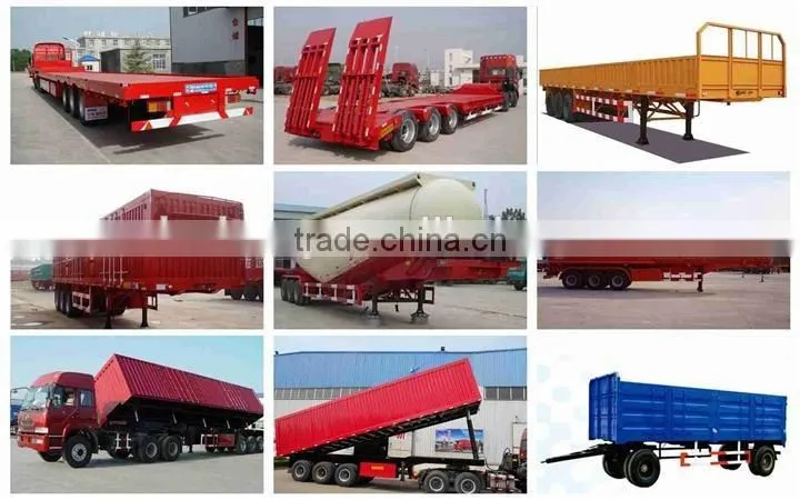 3 Axle car transport semi trailer and truck for 6-10 cars
