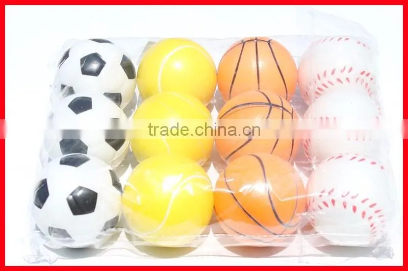 2016 YIWU polyurethane custom printed stressball cattle