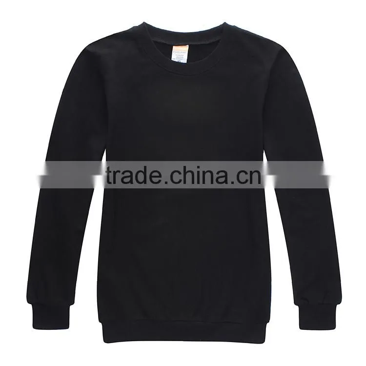 2015 new sublimation round collar cheap fabric sweater for man women kids sweater wholesale