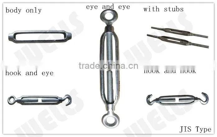 JIS Frame Type turnbuckle hook-eye