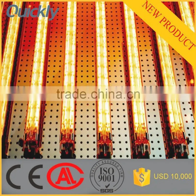 Shortwave radiant emitter heater tube for Solar PV Machine