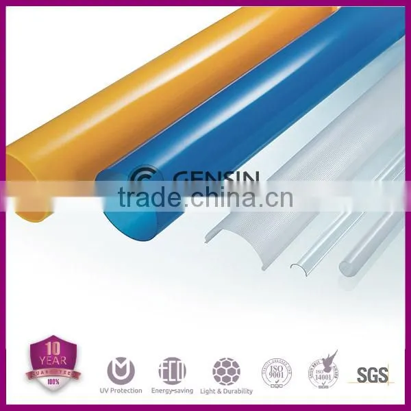 LED plastic diffused light polycarbonate profile customize tube