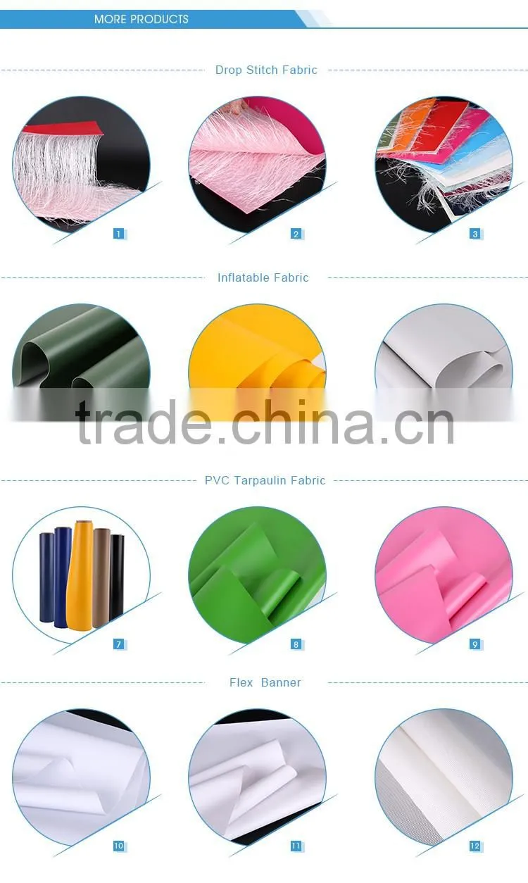 High quality gloss light weight pet flex banner