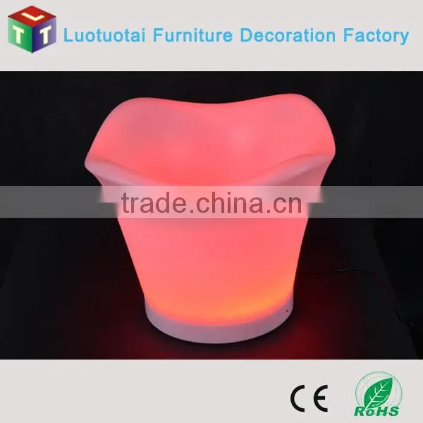 Color Changing Led Wine Bucket/ Rechargeable Led Ice Bucket/Led Lighted Ice Bucket