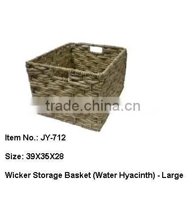 Large Water hyacinth basket for sales