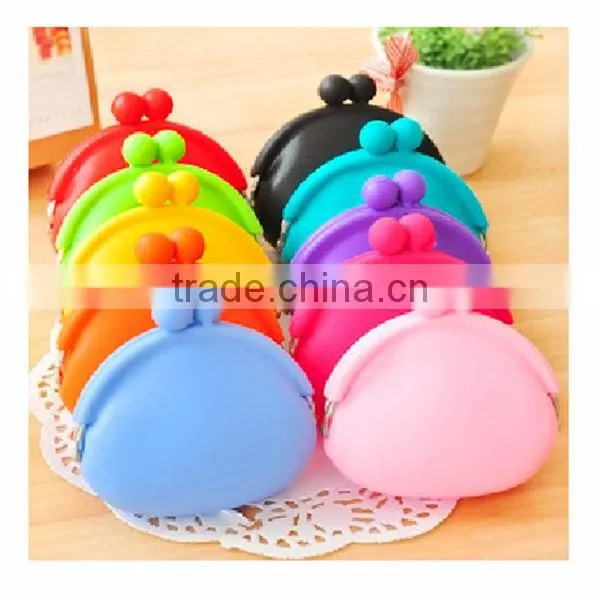 Eco-friendly & Non-toxic silicone coin purse with factory price