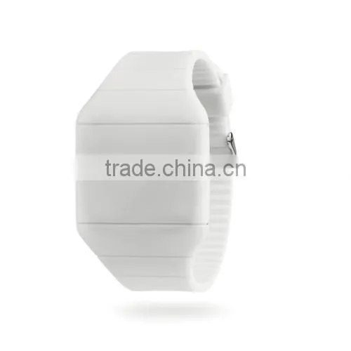 Hot ultra slimming slicone watch/waterproof watch