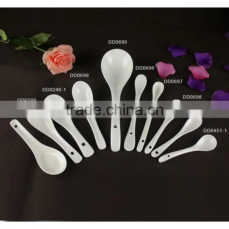China factory suppliers porcelain flatware coffee tea duck spoon