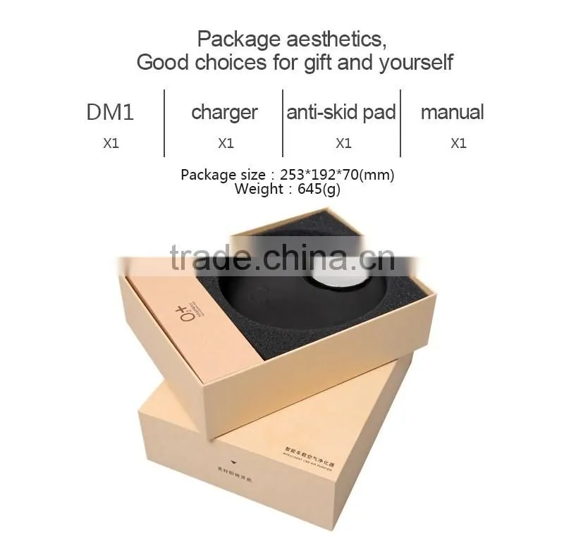 Portable O2+ mini auto car use air purifier high quality car air purifier clearner