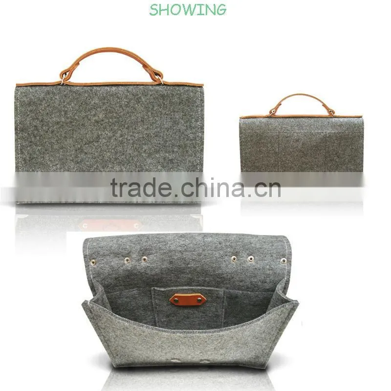 Wholesale promotional gift hand made flet shopping bag,felt tote bag