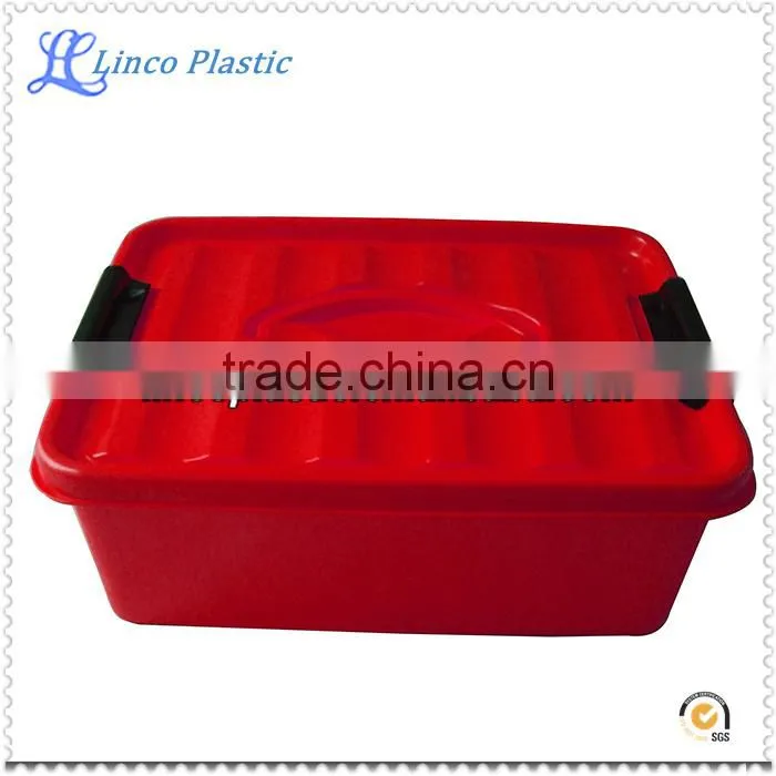 High Quality Plastic Storage Box With Lock and Handle