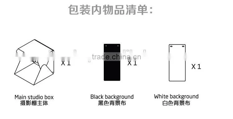 Mini Portable Folding Photostudio Simple Photography Property Equipement Mini Foldable Softbox With USB Light Tent