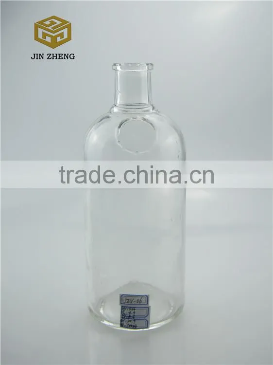 500ml empty square wine liquor glass bottles wholesale