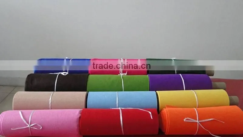 Wool carpet felt